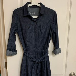 Navy Jean Dress